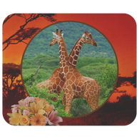 Lucy & Ricky Giraffe Mousepad - The Green Gypsie