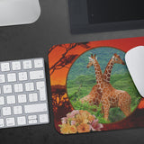 Lucy & Ricky Giraffe Mousepad - The Green Gypsie