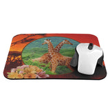 Lucy & Ricky Giraffe Mousepad - The Green Gypsie