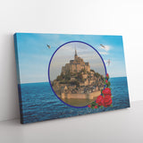 Mont Saint-Michel Rectangle Canvas