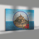 Mont Saint-Michel Rectangle Canvas