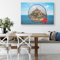 Mont Saint-Michel Rectangle Canvas